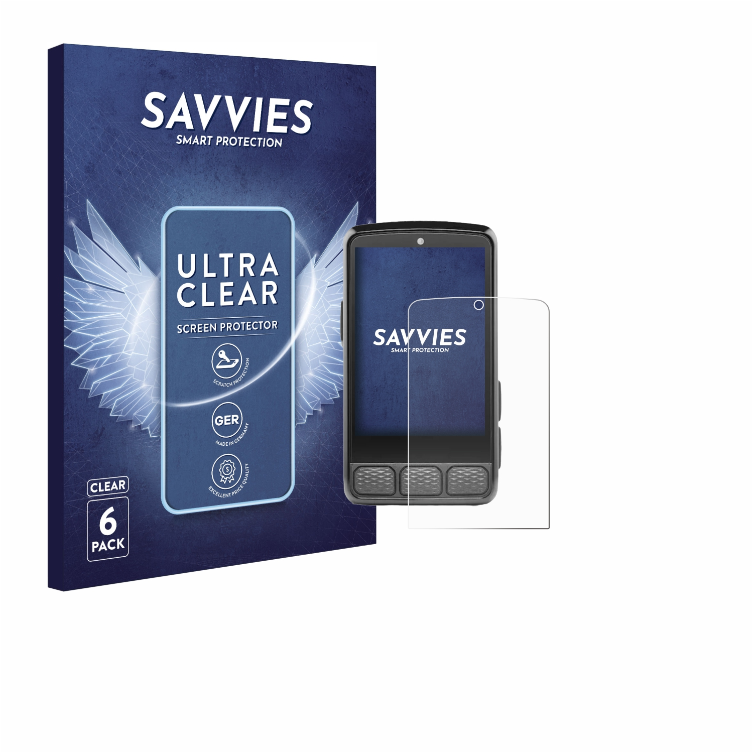 Savvies Display-Schutzfolie Für Blackview Tab 3 Kids – 6 Stück, Ultraklar | Kratzfest, Einfach Anzubringen | Made In Germany