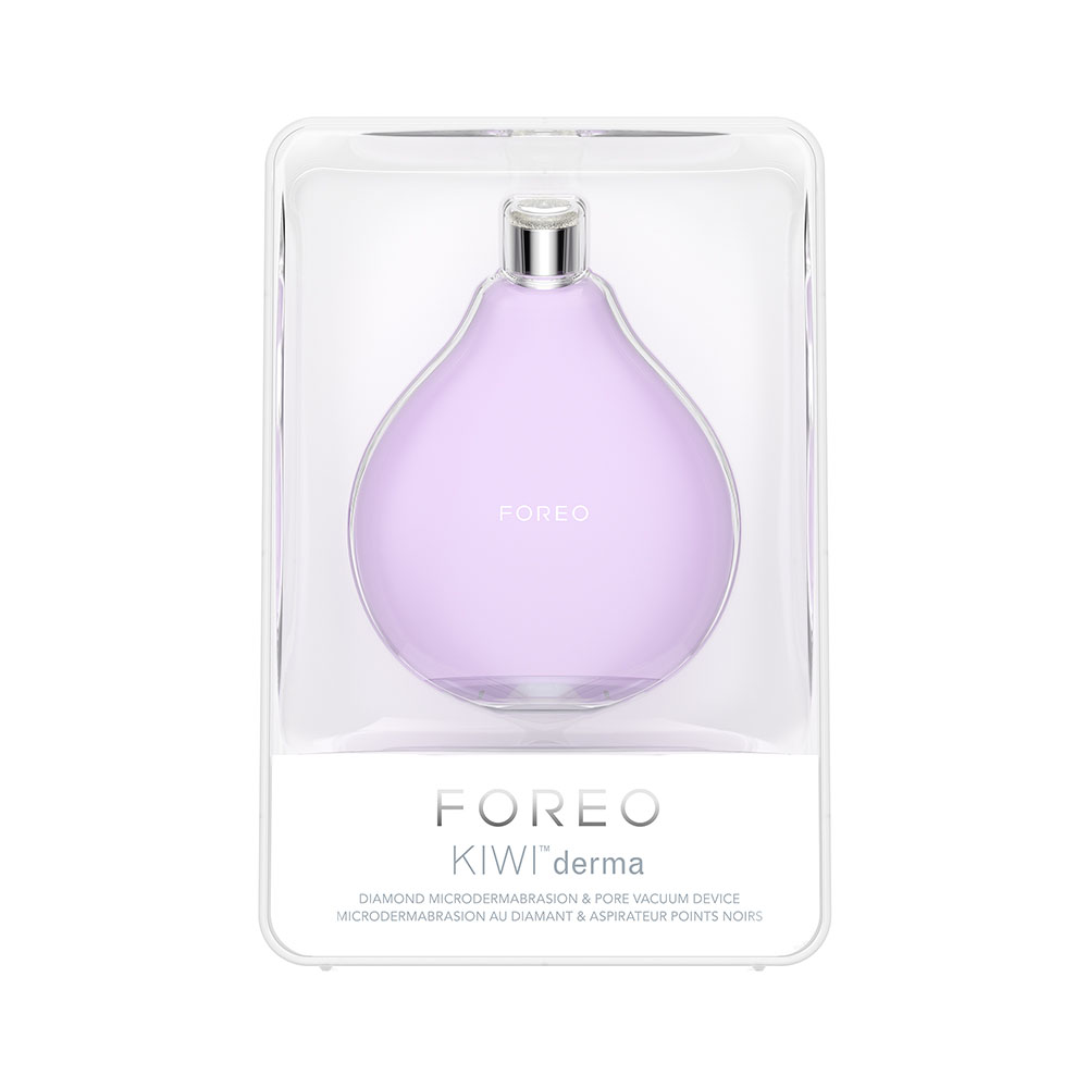 Ambalajında bir Foreo Kiwi Derma cihazı.