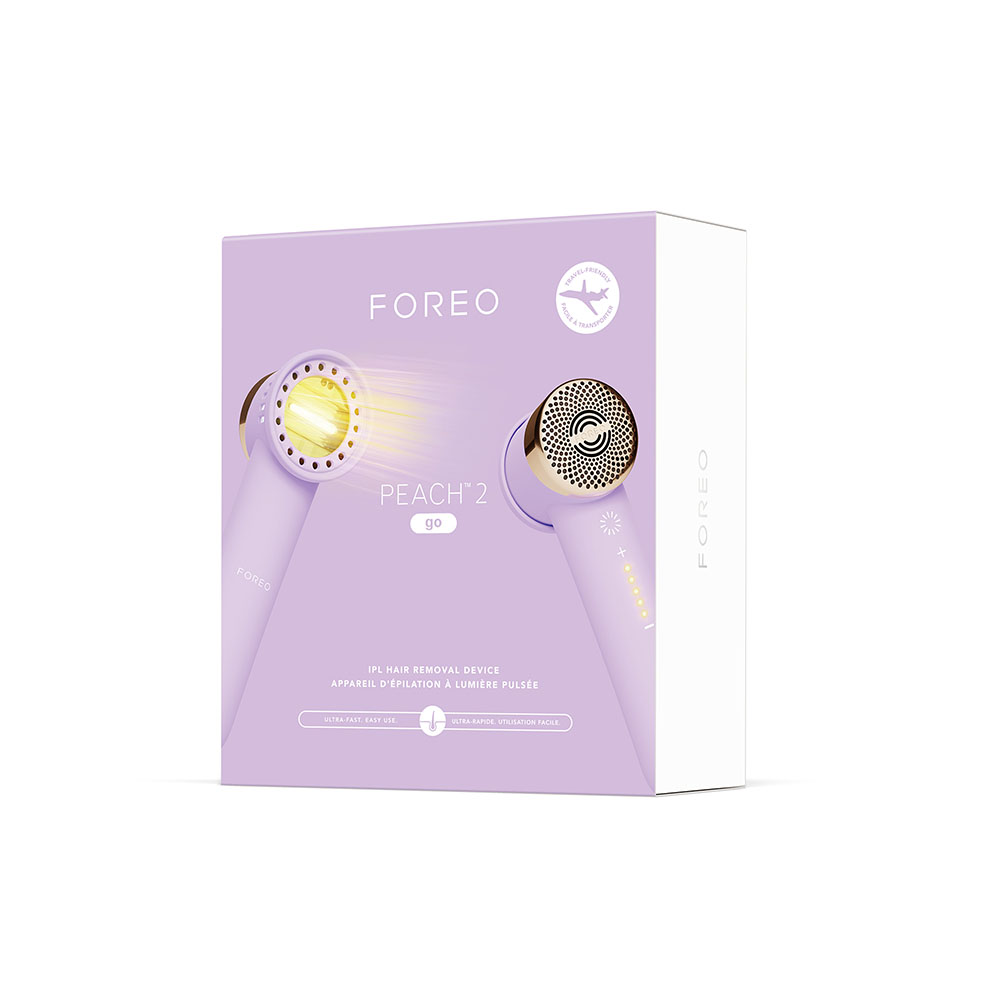 Box with two devices inside. White background.
