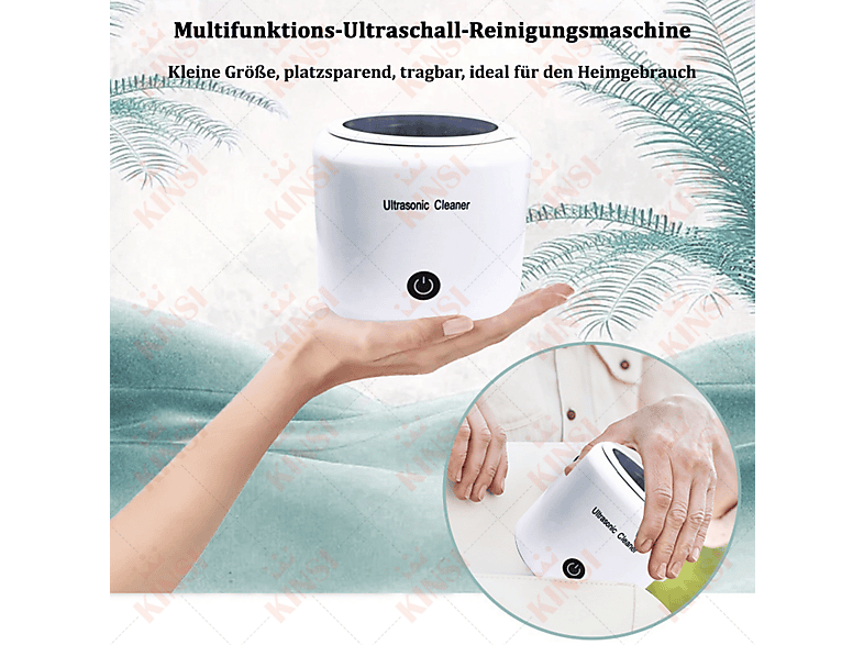 Ultraschallreinigungsgerät brillenreinigungsgerät ultraschallreiniger 640ml Ultrasonic Cleaner Schmuckreiniger Ultraschall Brillenreiniger Ultraschallgerät für Schmuck Zahnersatz Brille 45000Hz 40W