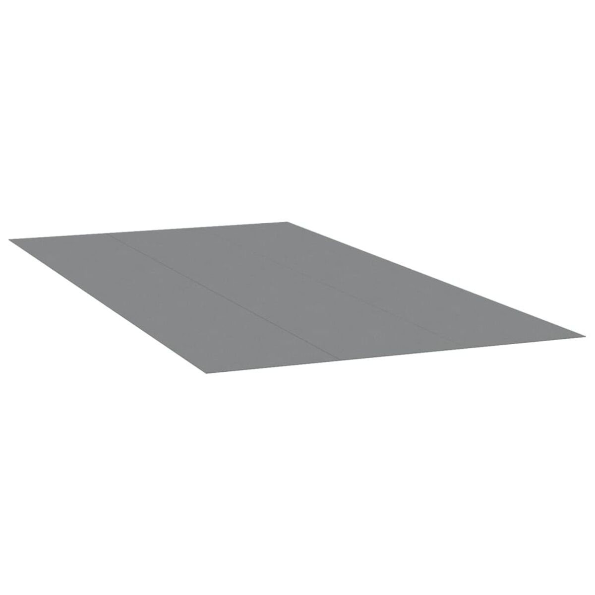 Eine graue rechteckige Tafel mit drei vertikalen Linien auf weißem Hintergrund.