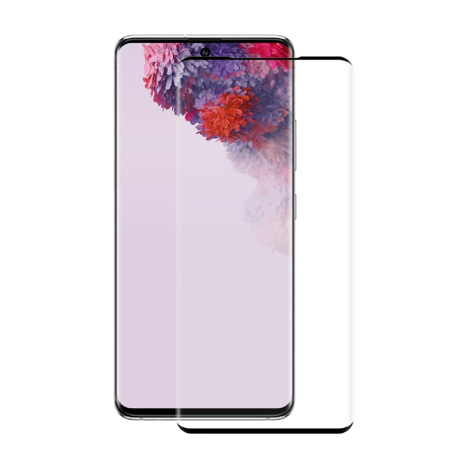 Ein Telefon mit Displayschutzfolie.