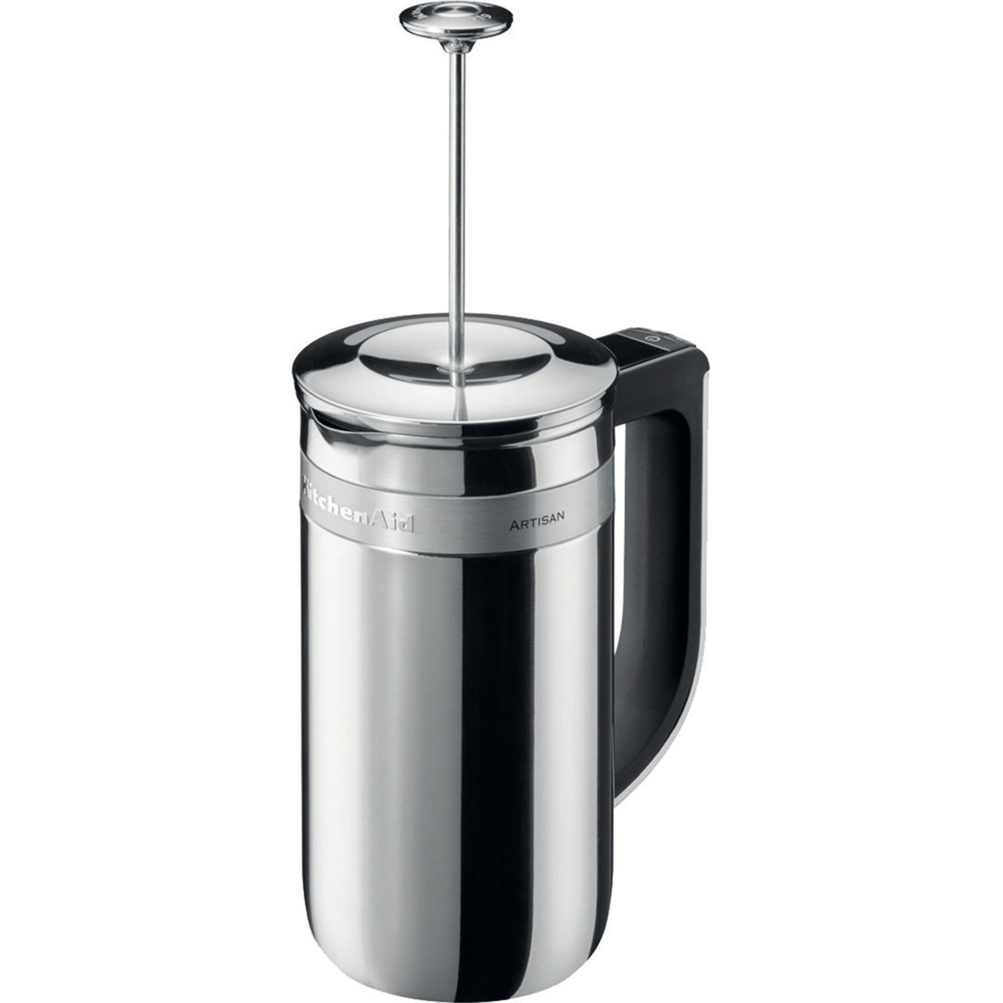 Kaffeebereiter aus Edelstahl KitchenAid Artisan French Press.