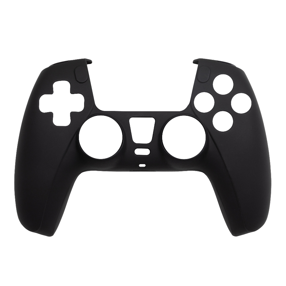 Czarna osłona kontrolera. Białe tło.