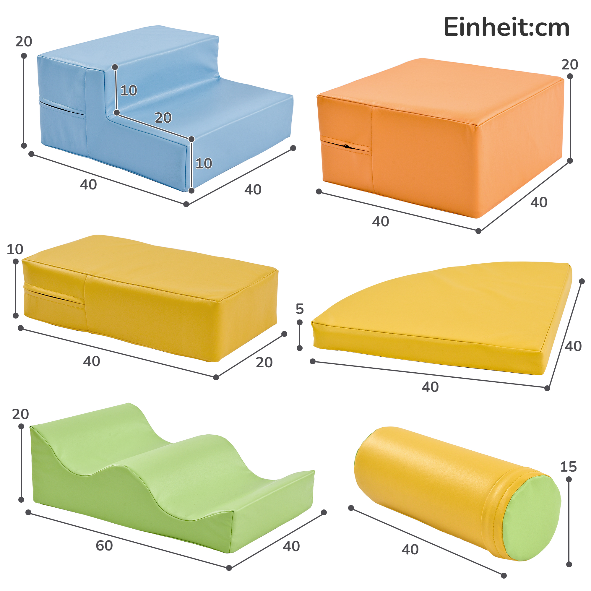 Produktinformationsblatt mit Spezifikationen in Tabellenform.