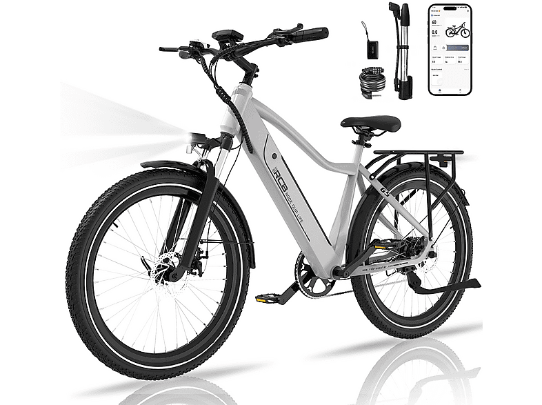 RCB G5 Citybike (Laufradgröße: 27,5 Zoll, Unisex-Rad, 468Wh, Blau)