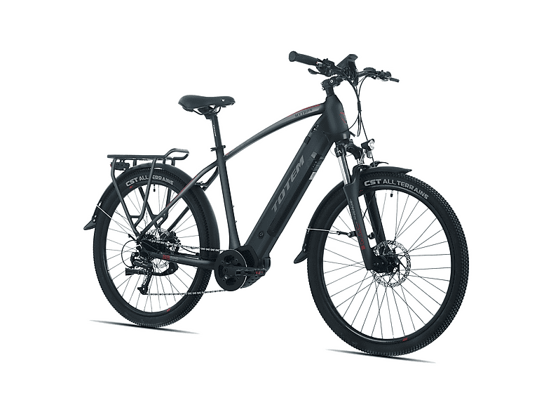 SACHSENRAD E-SUV Mythos Citybike, 52cm Rahmenhöhe Citybike (Laufradgröße: 27,5 Zoll, Unisex-Rad, Schwarz)
