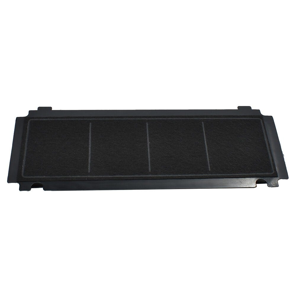 Filtro aria nero con quattro sezioni. Ha una cornice nera.