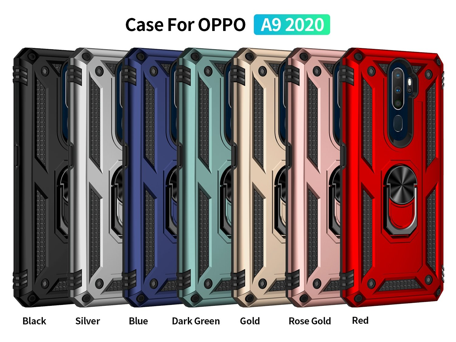 Una colección de fundas para teléfonos en diferentes colores. El fondo es blanco.