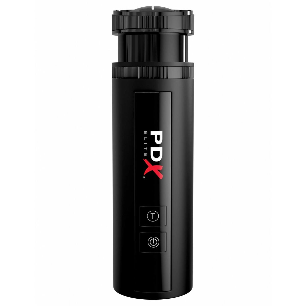 Schwarzes PDX Elite Gerät mit Knöpfen und rotem 'PDX' Logo.