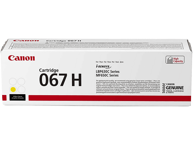 CANON CRG-067H Y Yüksek Kapasiteli Toner MF65X Lazer baskı Sarı