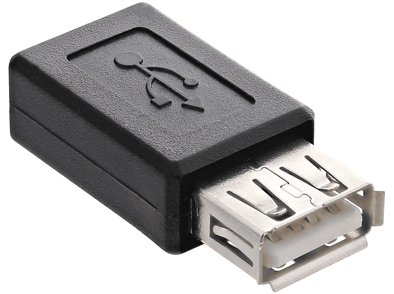 INLINE InLine® Micro-USB Adapter, USB A Buchse an B Adapter / Konverter ...