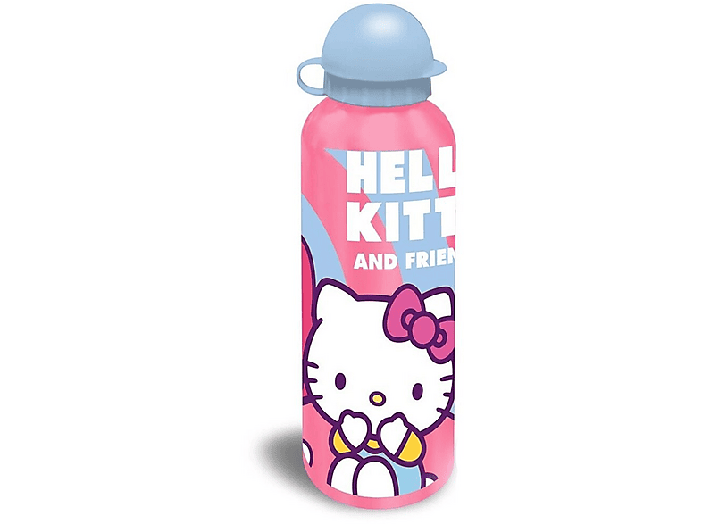 Produktbild von Benetton Wasserflasche – 550ml, Borosilikatglas, Mit Deckel, Blau – Von DKD Home Decor – Stilvoll, Spülmaschinenfest