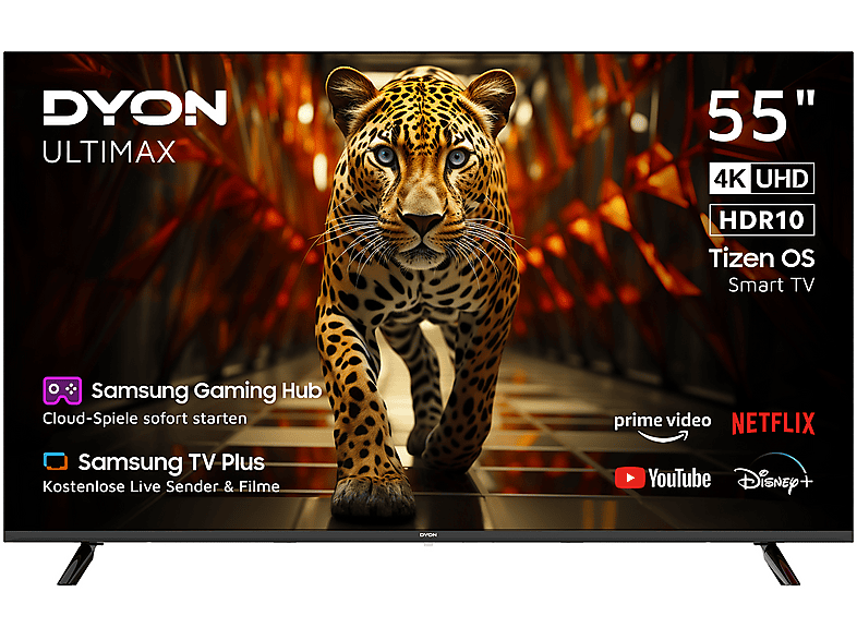 DYON Ultimax 55U LED TV (Flat, 55 Zoll / 139 cm, Full-HD, SMART TV)