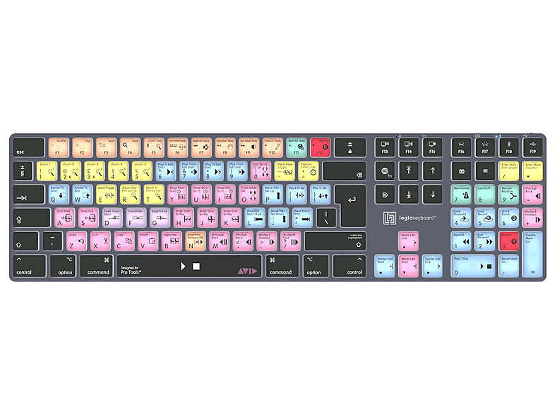 TASTIERA LOGICKEYBOARD LKB-PT-TM-UK standard con cavo e Bluetooth ...