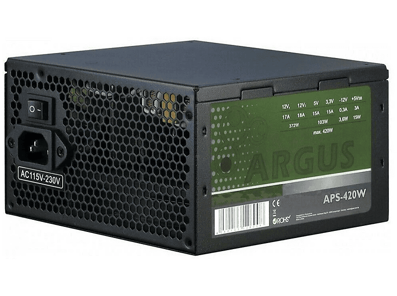 Fuente de alimentación PC | Argus APS INTER-TECH, Negro | MediaMarkt