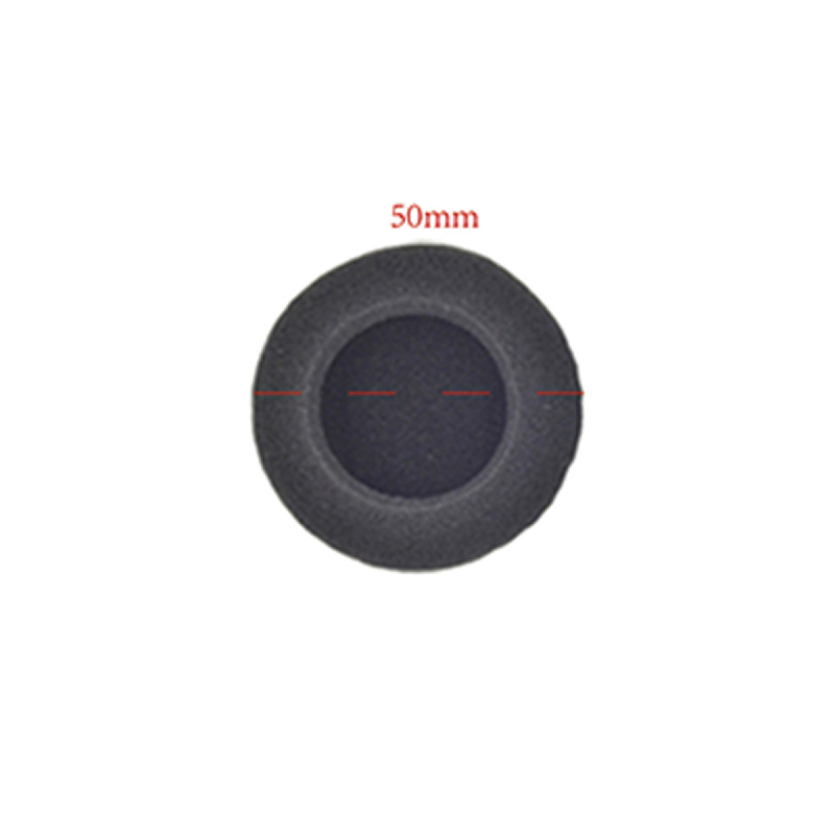 6 Cuscinetti Auricolari In Schiuma Per Cuffie | Diametro 55 Mm, Nero - Foto 13