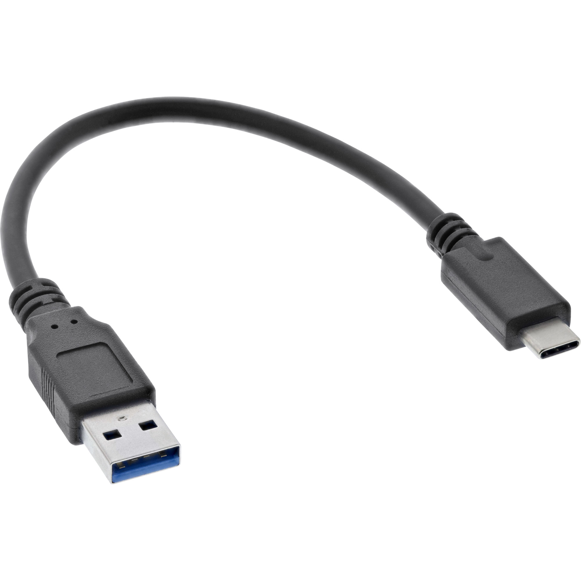 Czarny kabel USB do USB-C.