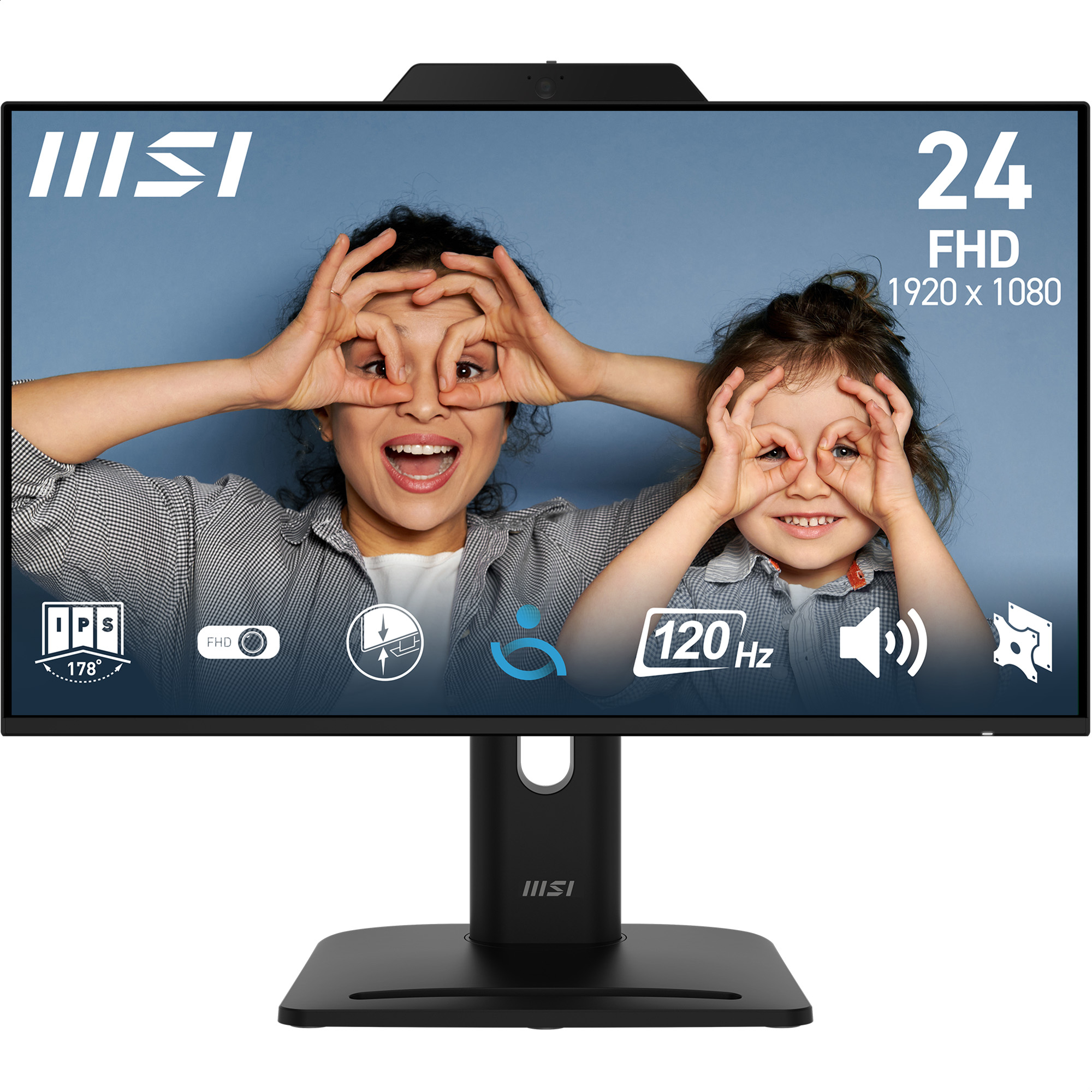 MSI PRO MP242PMG 23,8 inç Full-HD 4 ms Monitör Siyah