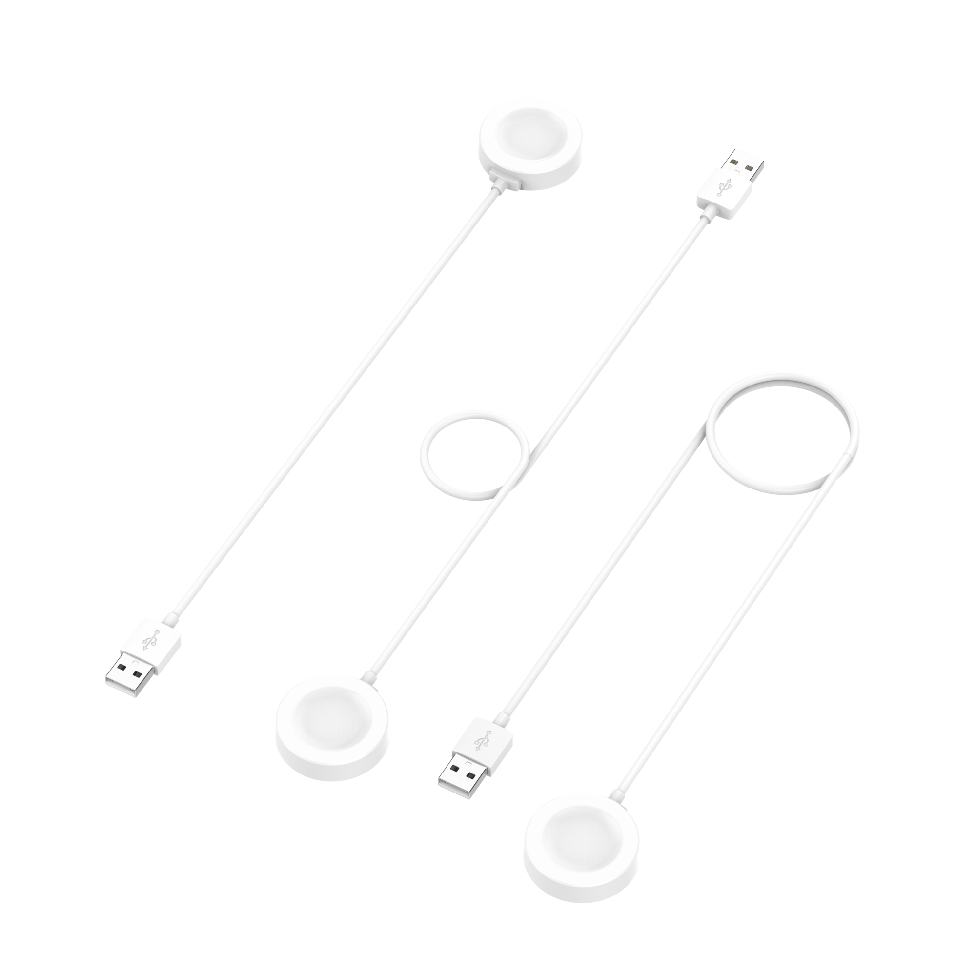 Dwa białe routery Orbi na białej powierzchni.