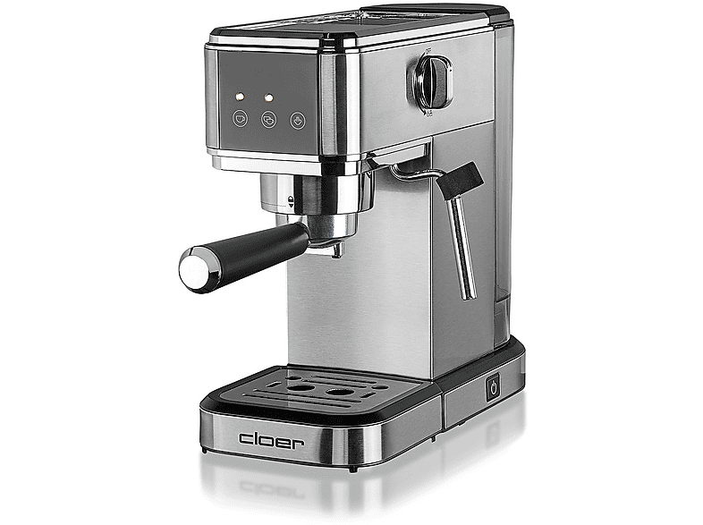 CLOER 5829 Espressomaschine Schwarz, Edelstahl