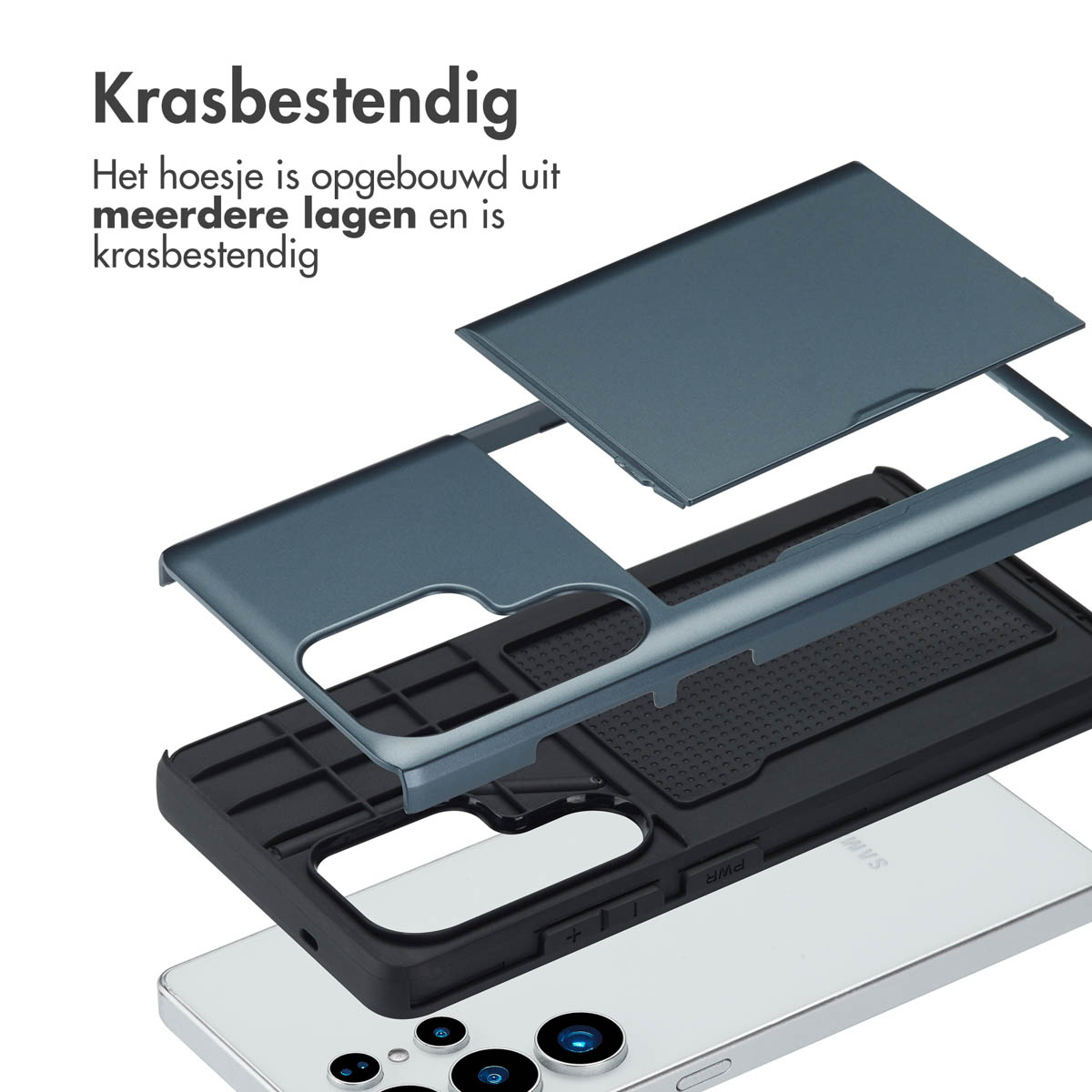 Telefoonhoeslagen gescheiden, met het ontwerp.