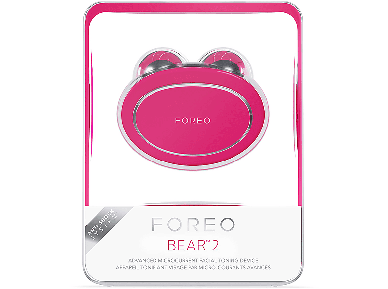 Tonificador facial | FOREO BEAR 2, Cara, Fucsia | MediaMarkt