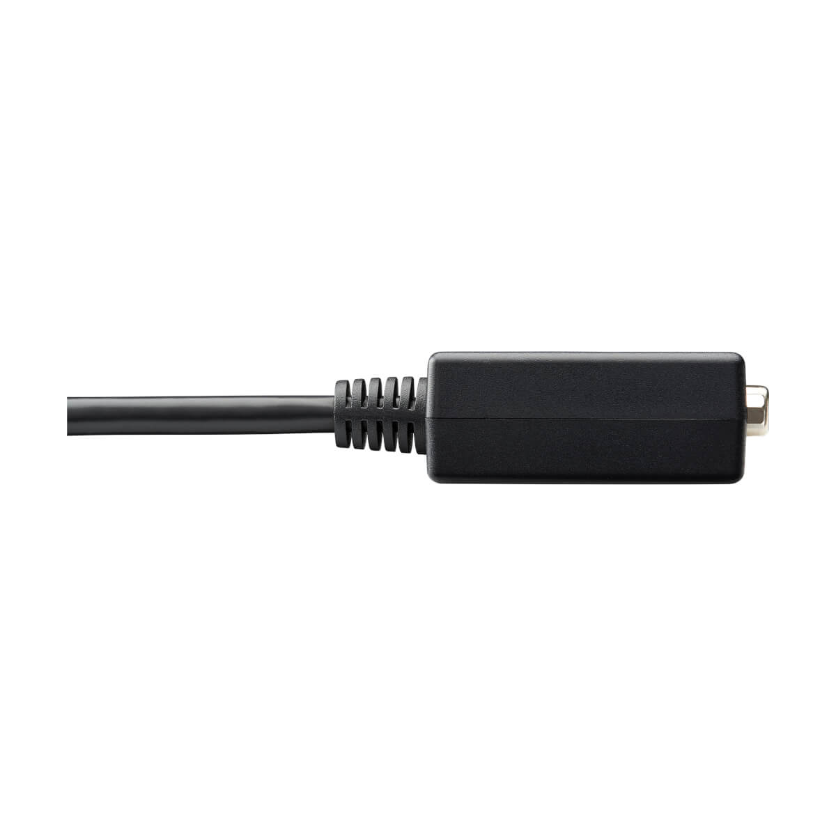 Zbliżenie złącza DisplayPort na kablu.