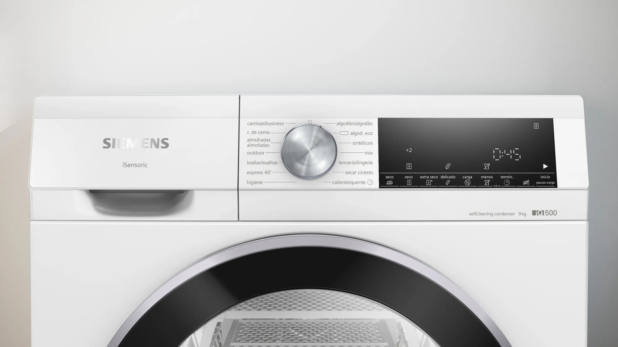 Secadora de condensación SIEMENS iQ500 WQ45G2D0ES, Eléctrico