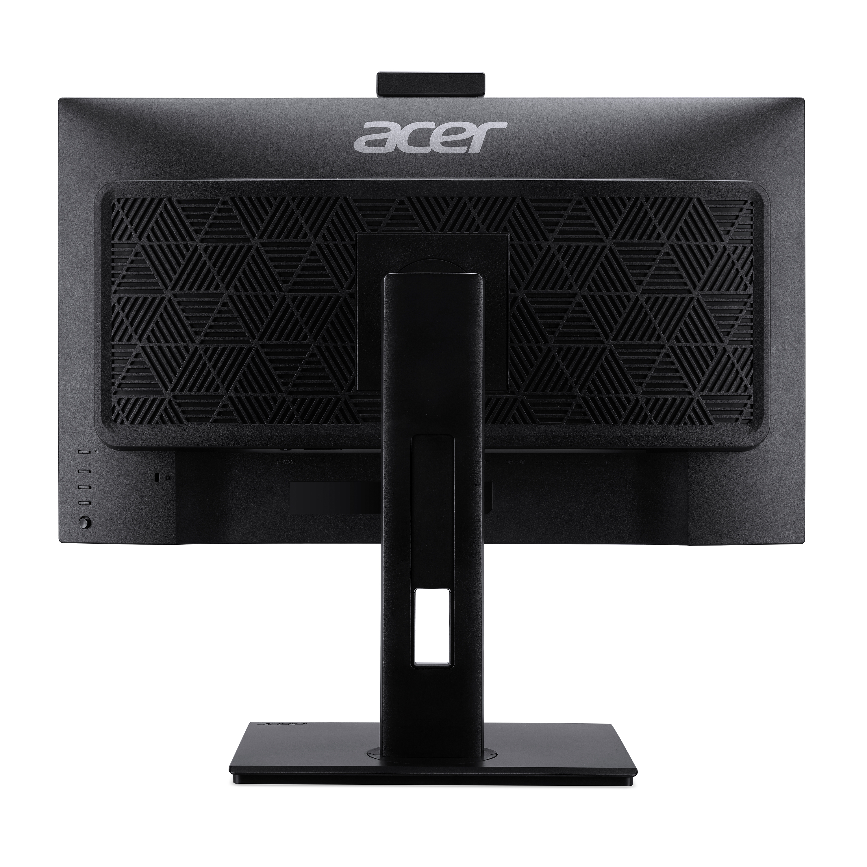 Scheda informativa del prodotto con tabella di parametri e valori per un monitor.