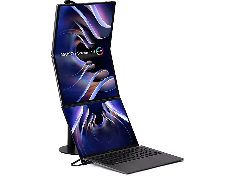 ASUS ZenScreen Fold OLED MQ17QH Srebrny