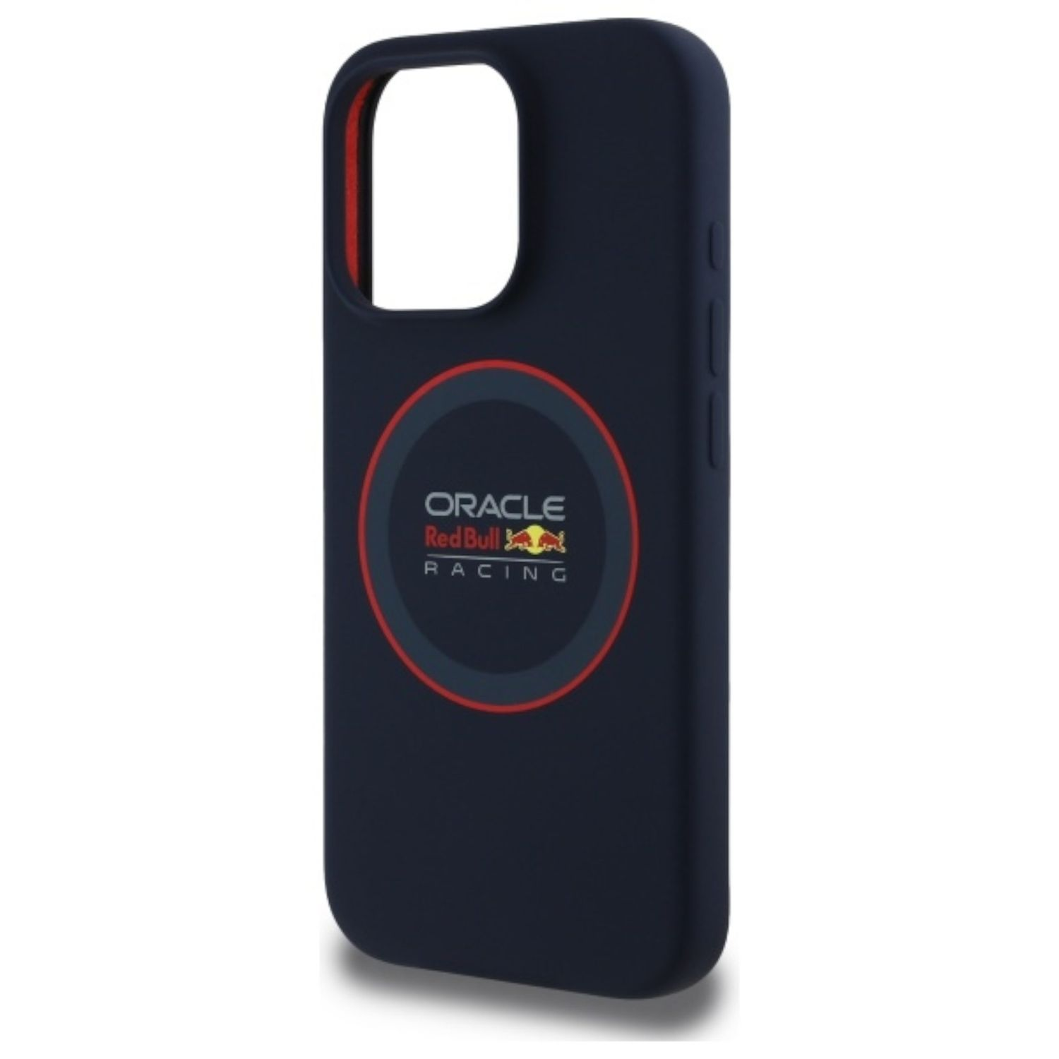 Dunkelblaue Handyhülle mit dem Oracle Red Bull Racing Logo.
