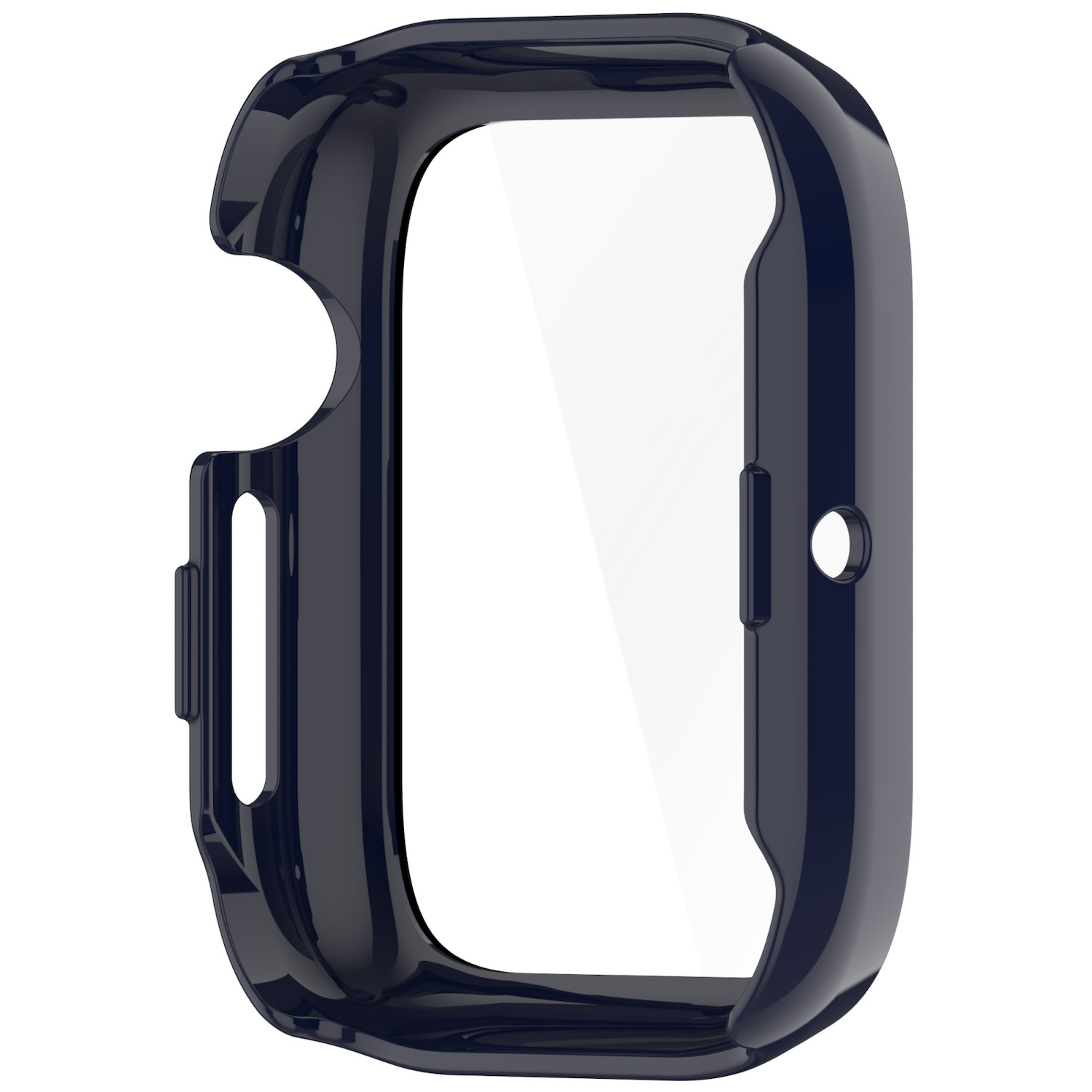 Marineblaue Smartwatch-Hülle.