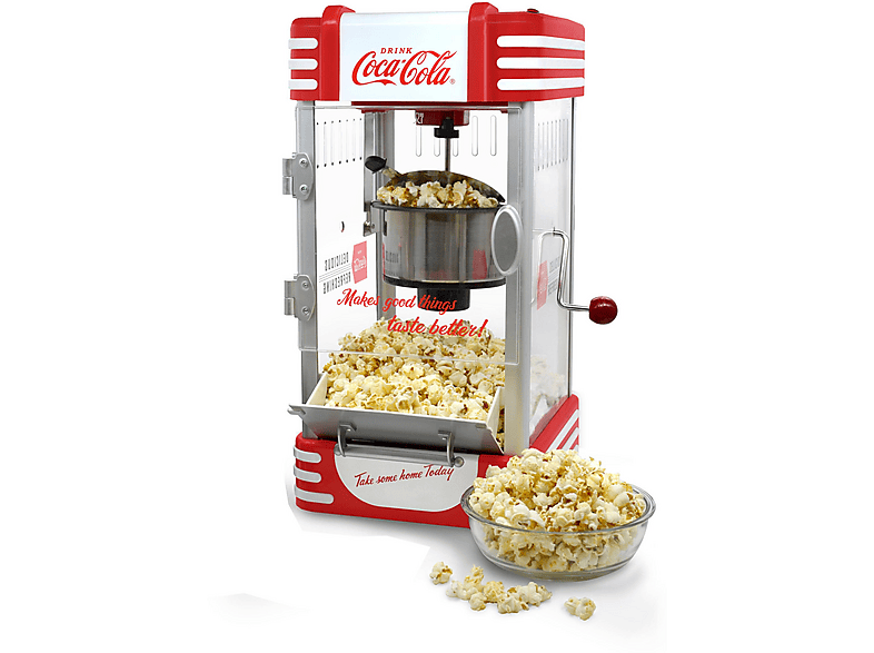 SALCO SNP-27CC KETTLE-POPCORN MAKER COCA-COLA Popcornmaschine rot (310 Watt)