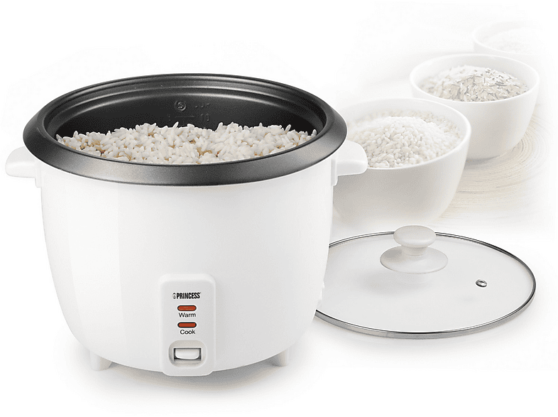 PRINCESS 01.271940.01.001 RICE COOKER Reiskocher (700 Watt, Weiß)