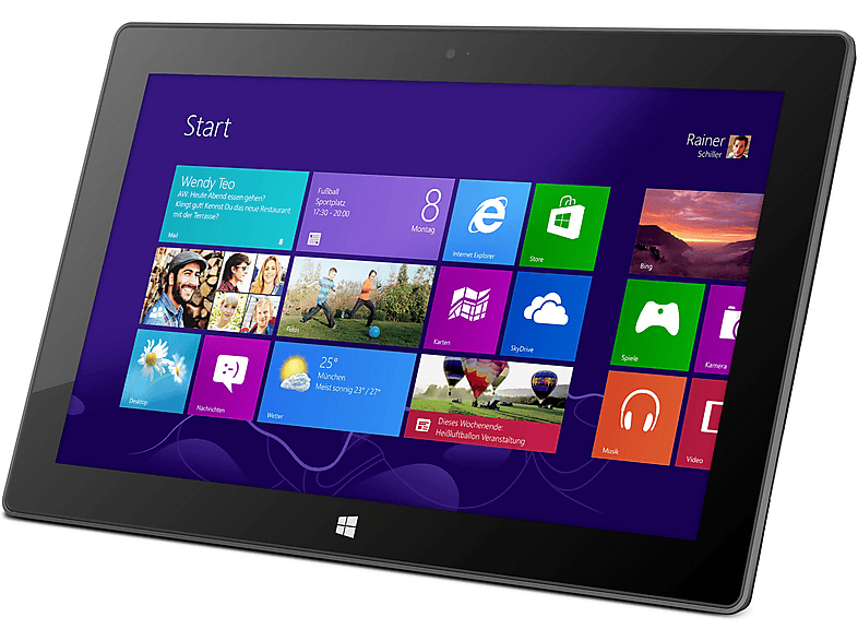 MICROSOFT 7XR-00003 32GB SURFACE RT OHNE TOUCHTASTATUR, Tablet, 32 GB, 10,6 Zoll, Grau