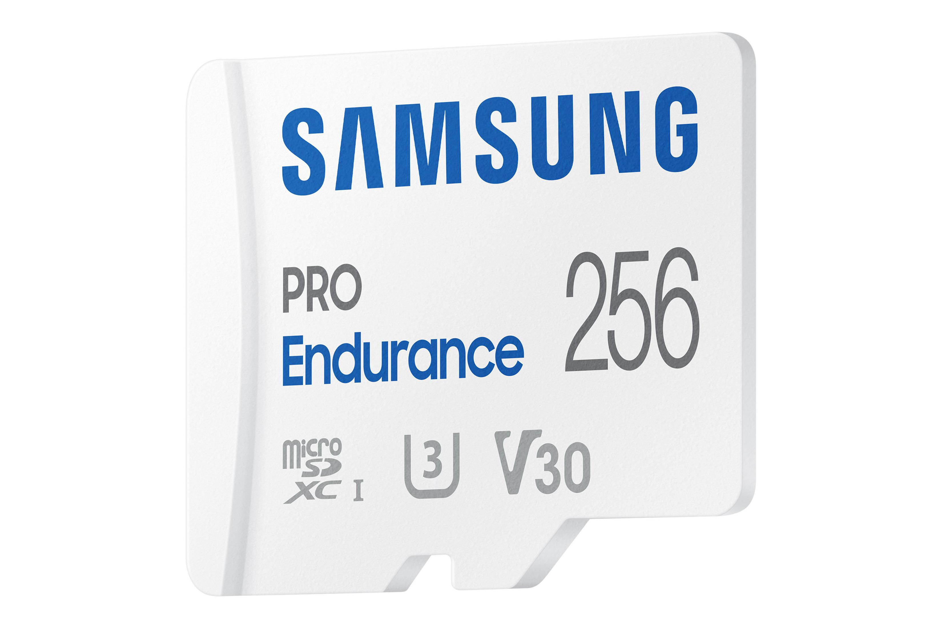 Biała karta microSD Samsung Pro Endurance 256.
