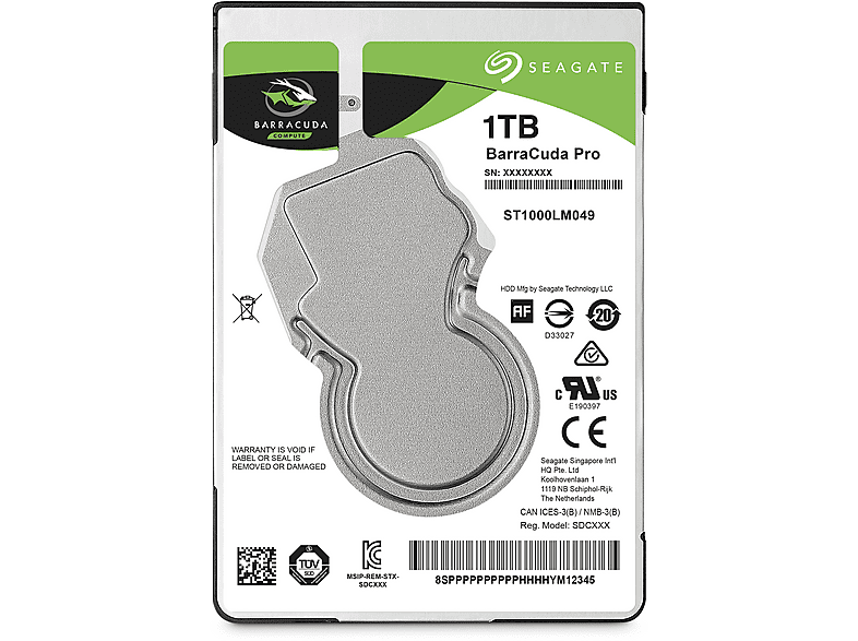 Seagate Barracuda 1TB HDD