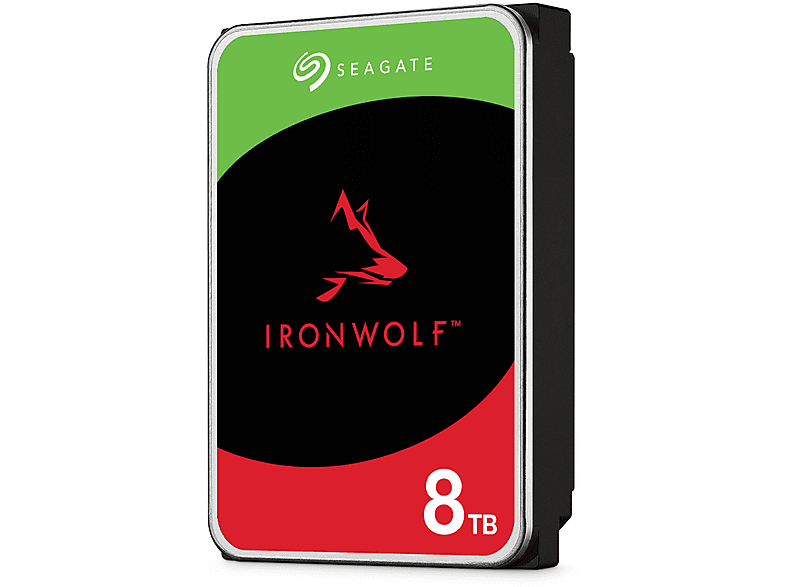 SEAGATE ST8000VN004 IRONWOLF 8TB (DS), 8 TB, HDD, 3,5 Zoll, intern