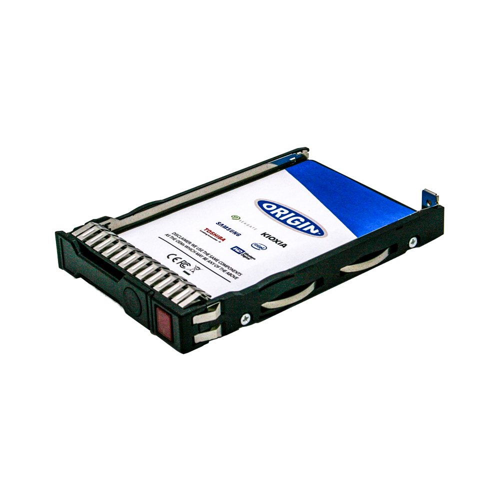SSD con logo ORIGIN e vari marchi: Toshiba, Seagate, Samsung, KIOXIA, Intel e WD.