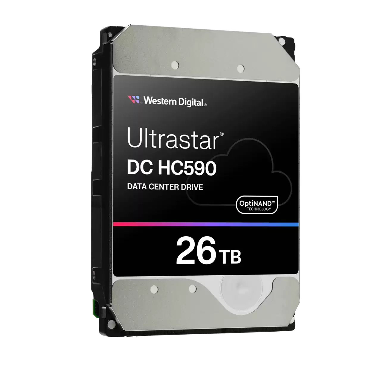 Dysk twardy o nazwie 'Ultrastar DC HC590' o pojemności '26TB'.