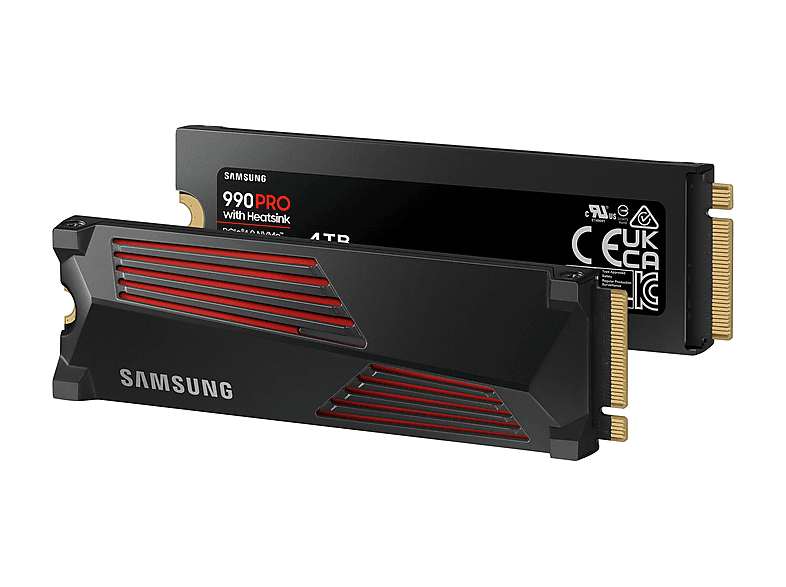 SAMSUNG MZ-V9P4T0CW SSD 990 PRO NVME M.2 4TB HS, 4 TB, SSD, 0 Zoll