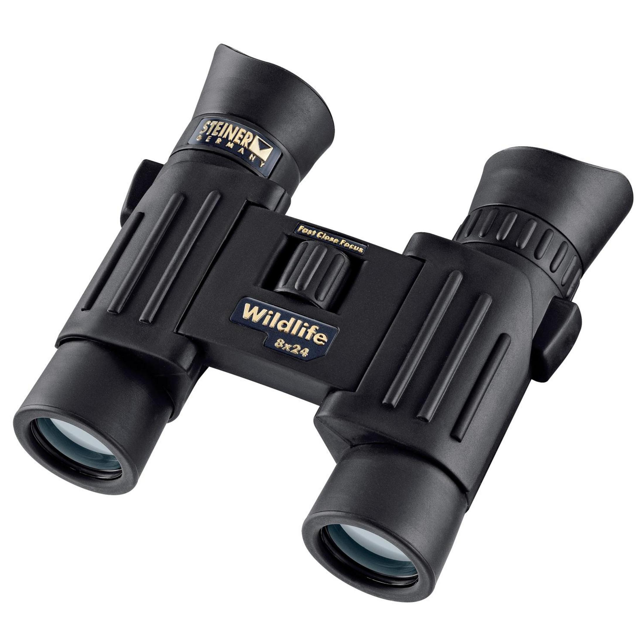 Binocolo nero con la scritta Wildlife.