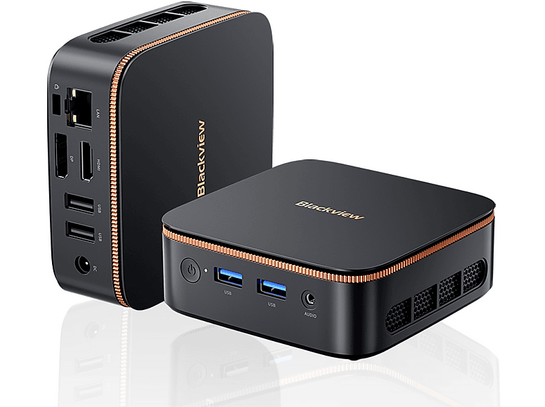 BLACKVIEW MP20-N150, Mini PC mit Intel® N-Series, 8 GB RAM, 256 GB SSD, Intel® UHD Graphics, Windows 11 Pro