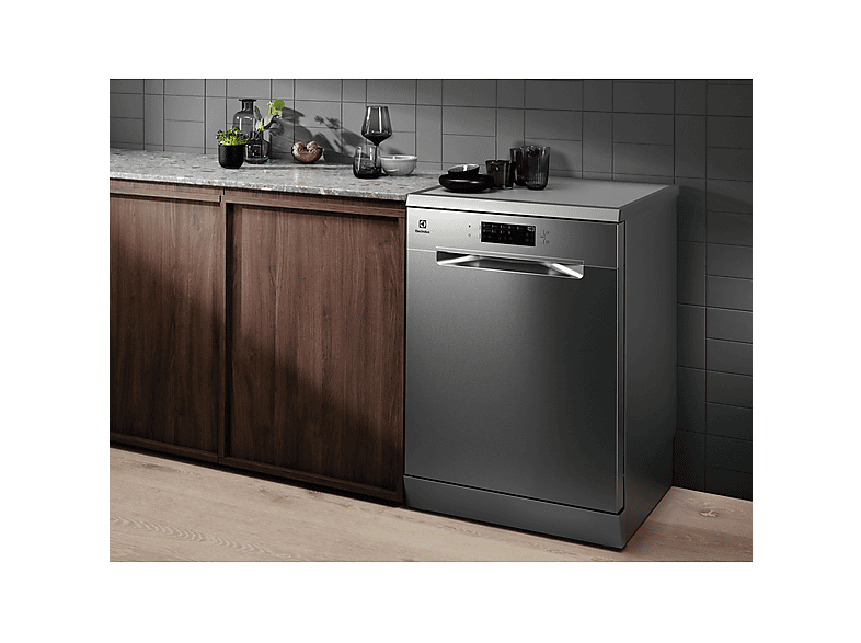 ELECTROLUX ESM48200SX Spülmaschinen (freistehend (Besteckschublade, 596 mm breit, 46 dB (A), E)