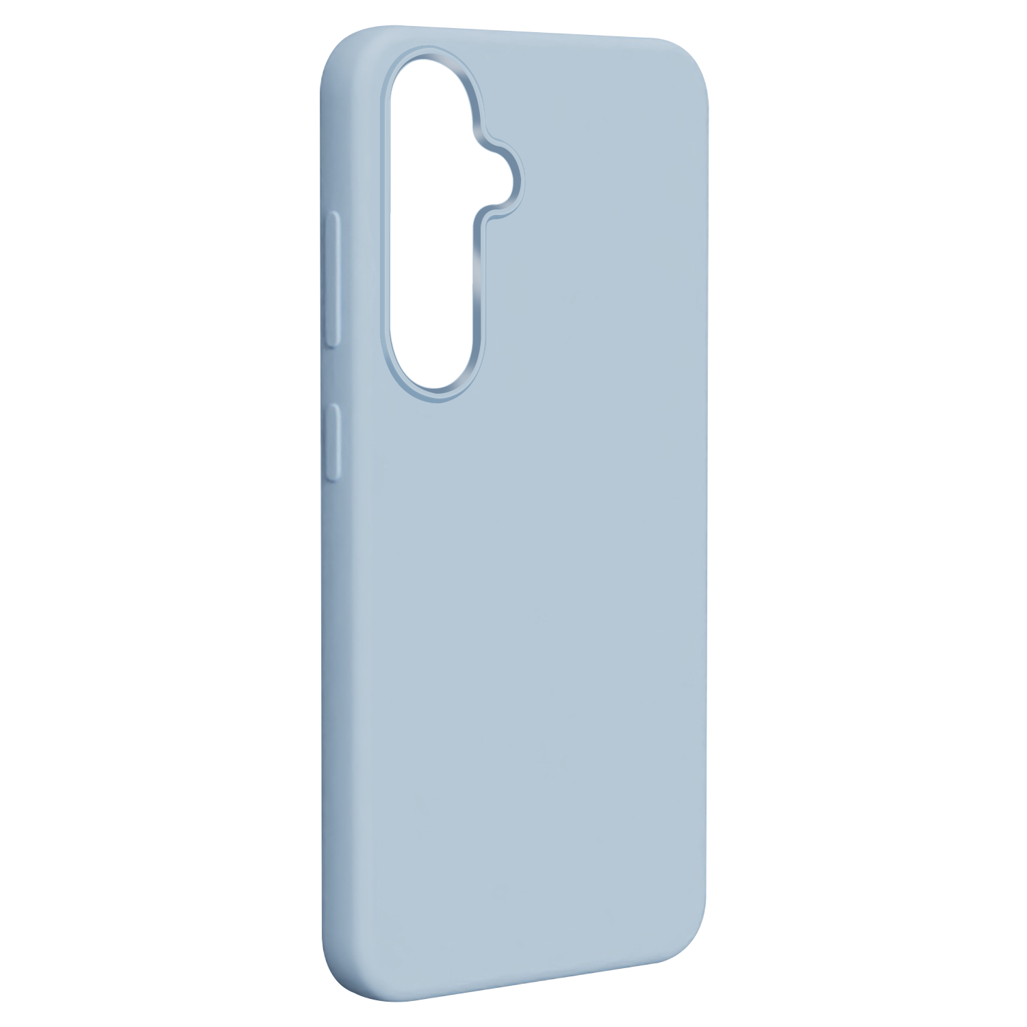 Custodia blu chiaro per telefono.