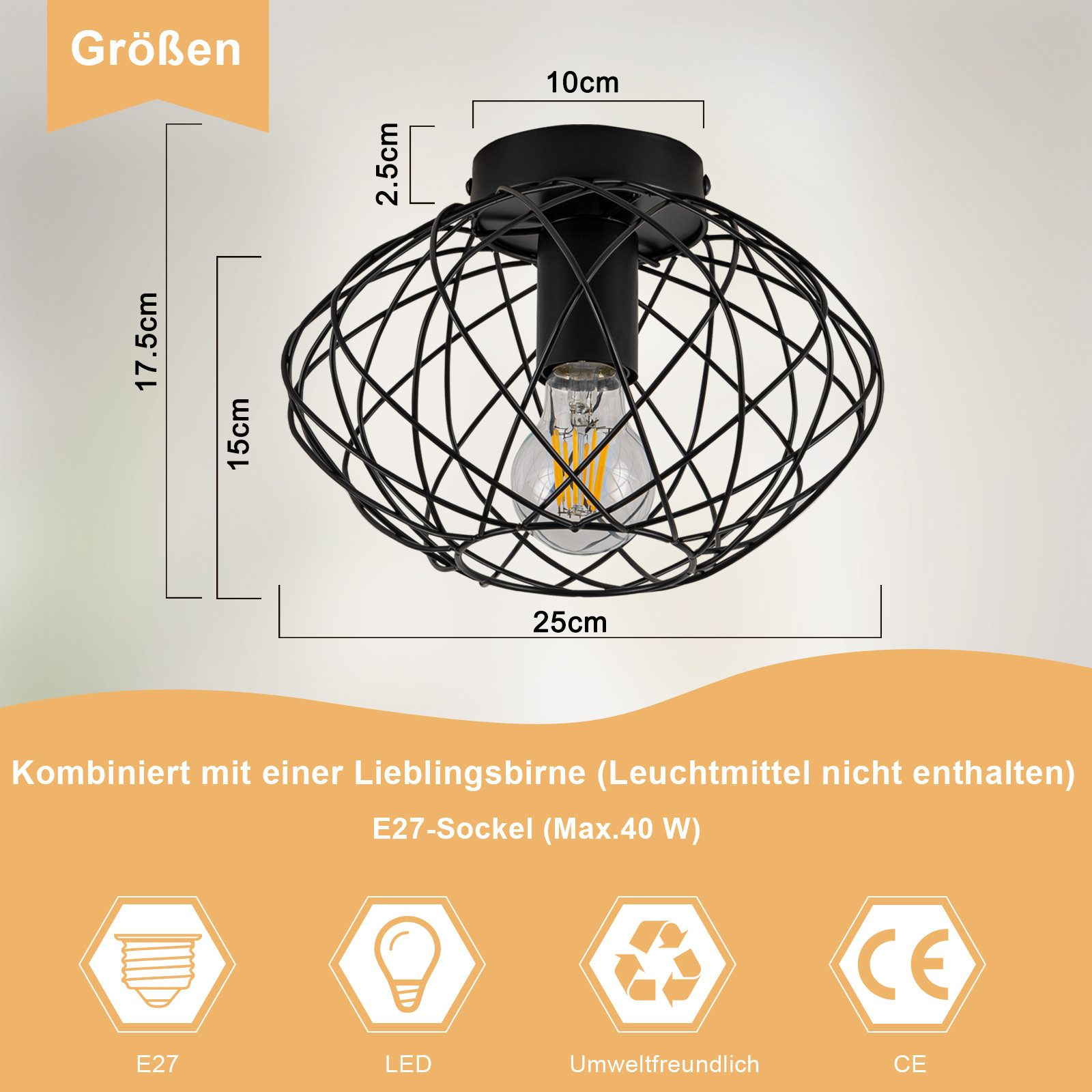 Etiqueta energética para una fuente de luz. Muestra una clase G de eficiencia energética.