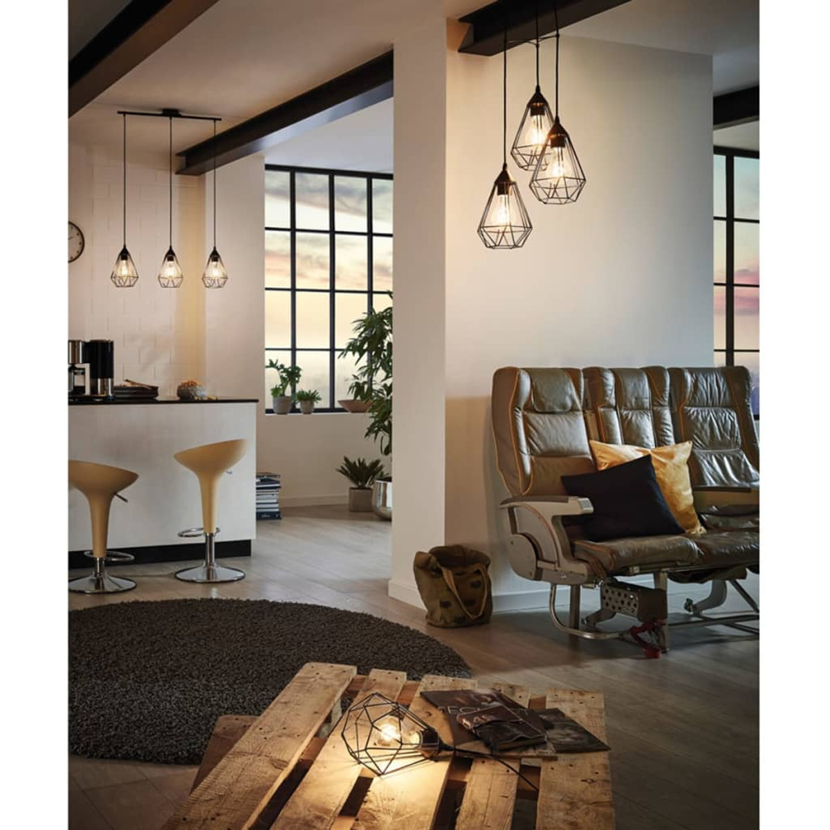 Lámpara Tarbes EGLO, Negro MediaMarkt