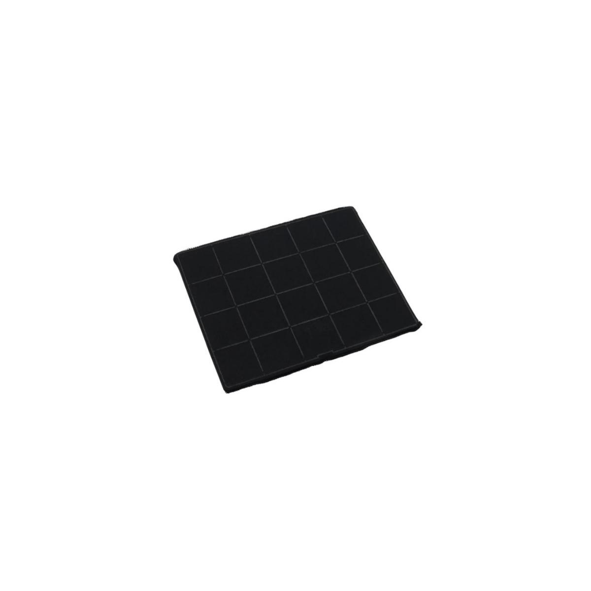 Tappetino nero, quadrato, a scacchi su sfondo bianco.