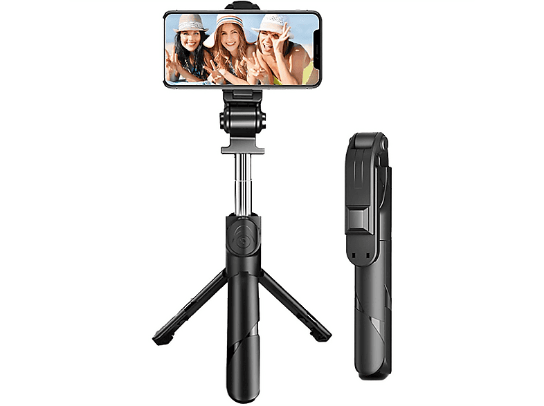 Reise Selfie Stick Bluetooth Selfie Stick Mit Stativ & Fernbedienung - Teleskopierbar Bis 68 Cm, Für Smartphones Smartphone Stativ Teleskop-Stange